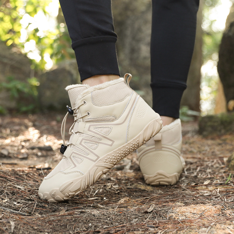 Picture of 2024 New Cross-border High-top Warm fleece-lined Thickened Men's Cotton Shoes Waterproof Non-slip Comfortable Boots Women's Hiking Shoes