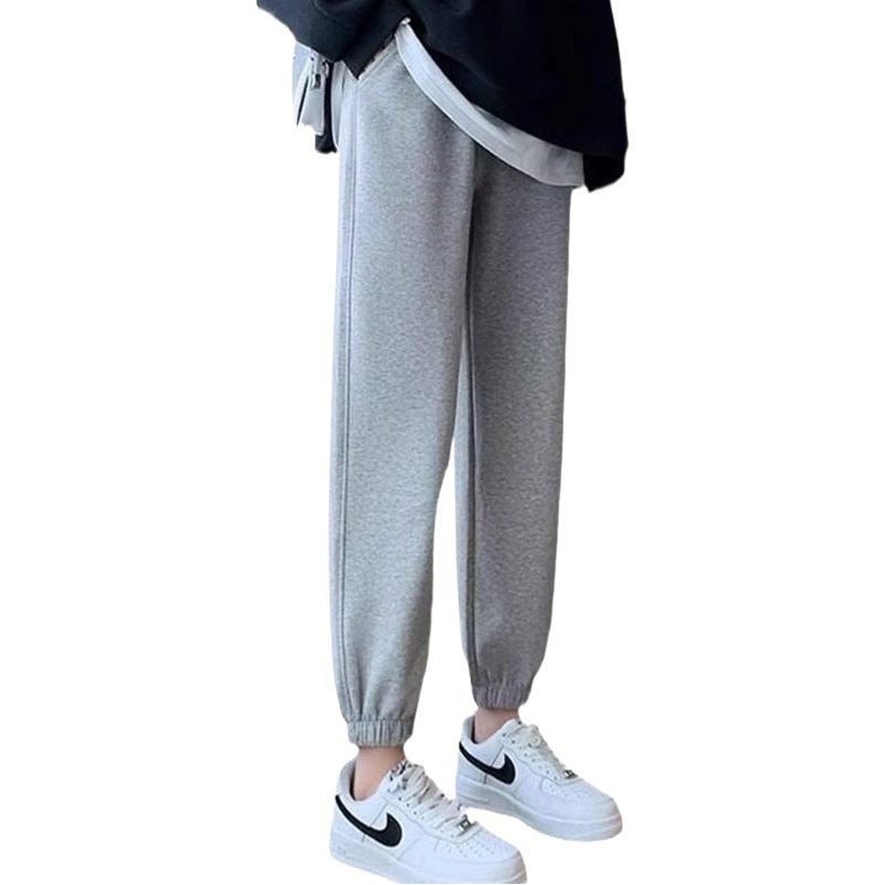 Plus size pregnant women's pants spring and autumn outer wear early pregnancy ankle-tied sports pants autumn casual leggings autumn trousers