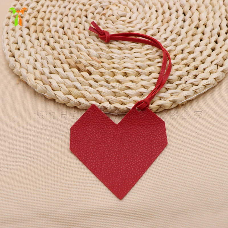 in stock Heart-shaped Fashion Leather Bag Pendant Love Women's Bag Pendant Car Accessories Pendant