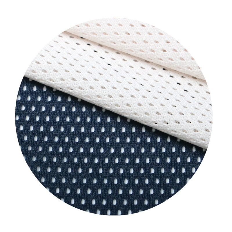 Picture of in stock Polyester Warp Knitted Low Elastic Bullet Hole Triangle Cloth Peach Mesh Breathable Moisture-wicking Sportswear Lining