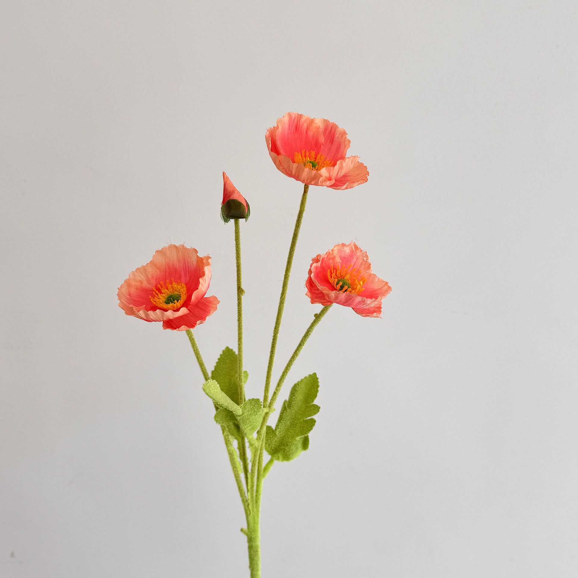 Picture of Poppy Artificial Flowers, High-End Realistic Wedding Scene Layout, Home Decoration Ornaments, Artificial Flowers, Silk Flowers, Artificial Flowers