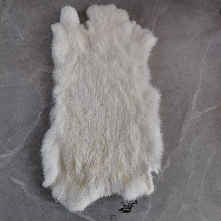 Picture of Extra Large Thick Old Rabbit Skin Rare Color Rabbit Skin Cushion Home Furnishings Decoration with Cooked Rabbit Skin Whole Piece