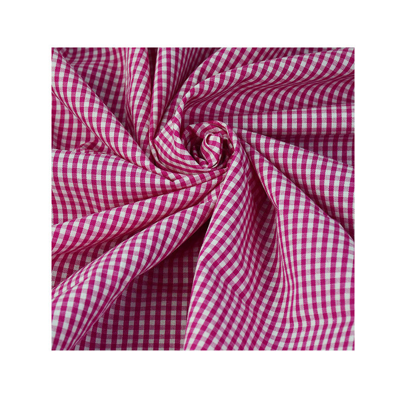 CF50 * 50 cotton yarn-dyed fabric women's shirt fabric 40s cotton women's dress summer yarn-dyed plaid fabric