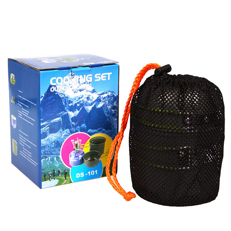 Picture of Outdoor Pot Set for 1-2 People, Portable Camping Cookware with Tableware, Ds-101 Pot Set, Cross-Border Supply