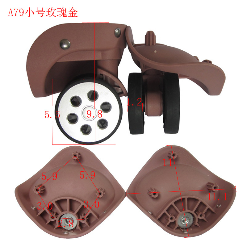 Picture of A generation of all kinds of luggage case wheel accessories luggage accessories universal wheel luggage suitcase wheel accessories