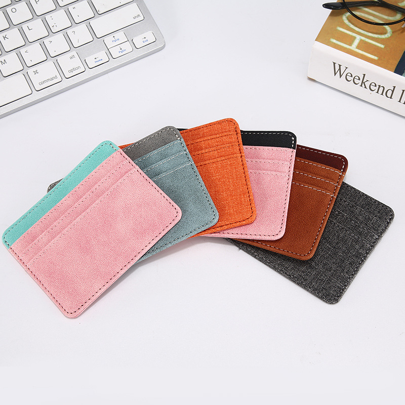 Picture of Cross-Border Carefully Selected Thin Card Holder Men's Small Card Holder Multi-Purpose Student Card Holder Credit Card Holder Bank Portable
