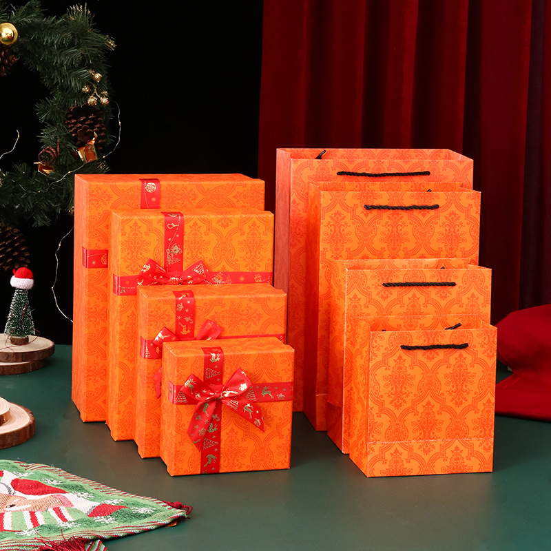 Hand gift box towel gift box thermos cup gift box heaven and earth cover packaging box wedding companion factory spot wholesale