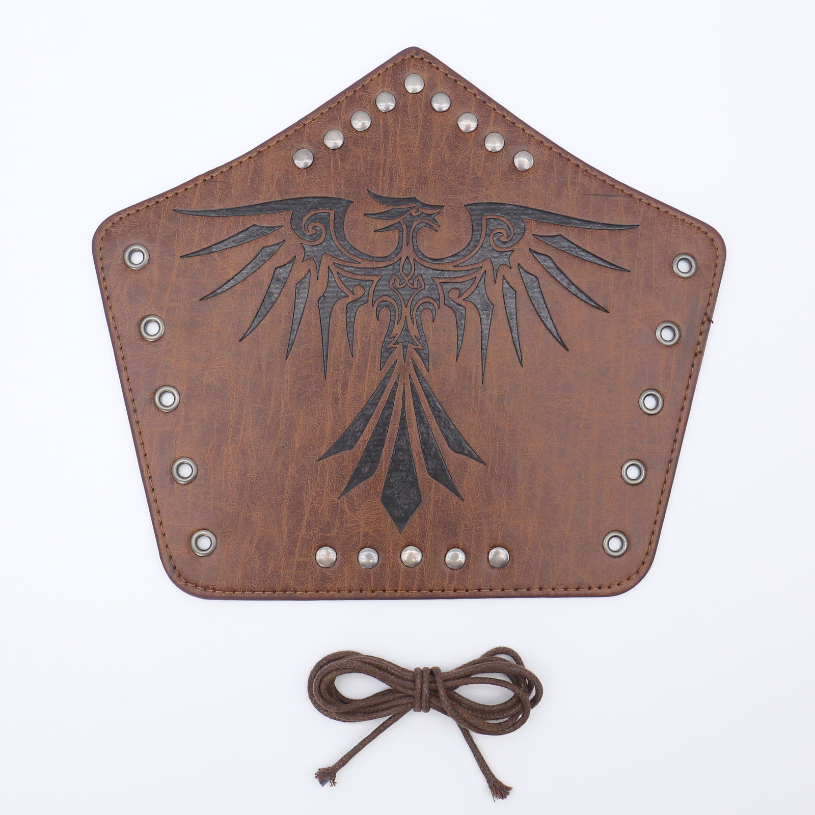 Picture of Cross-border Medieval Men's Leather Bracer Retro Punk Hand Guard Carnival cosplay Costume Accessories Arm Guard