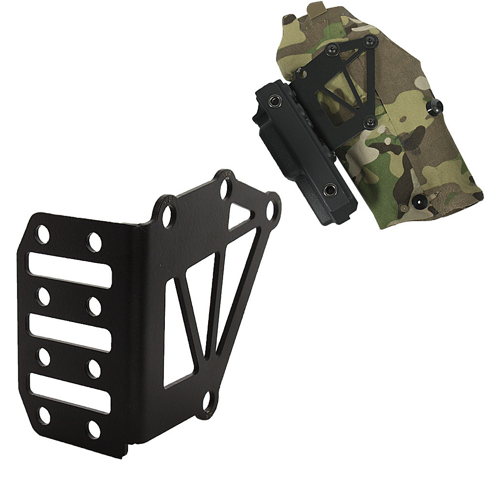 Cross-border Amazon Tactical Quick Pull Set Extension Bracket Stainless Steel Combination with Multifunctional Holster Bracket