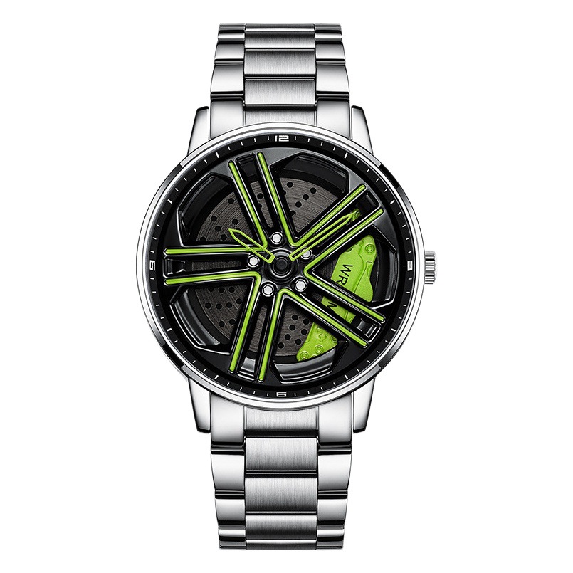 Sanda new men's hollow watch creative personality quartz watch fashion cool wheel style watch wholesale