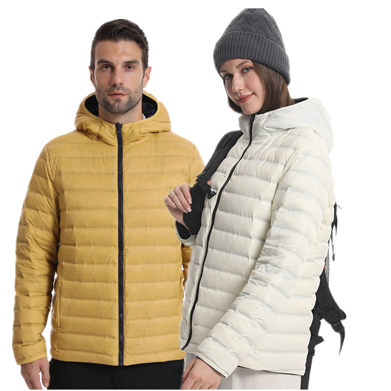 Autumn and Winter Reversible down Jackets for Men and Women, Waterproof, Windproof, White Duck Down, Versatile Outdoor Fashionable and Warm Couple Jackets