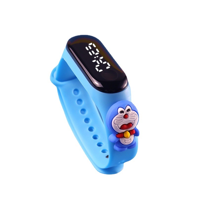 Picture of Live Hot Selling Primary School Students' Anime Bracelet LED Sticker Doll Electronic Watch Boys and Girls Waterproof Touch Watch