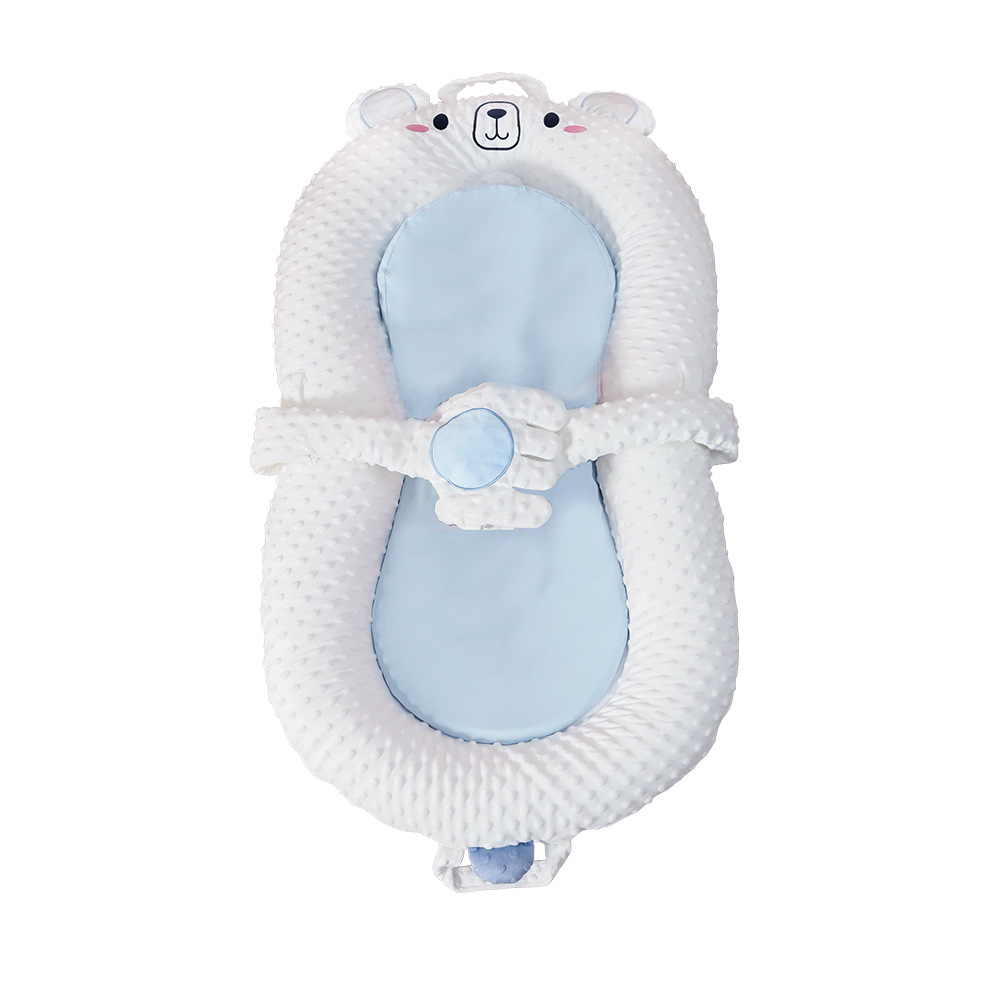 Picture of Infant bed bed multifunctional movable newborn soothing sleeping mat baby sleeping nest foldable anti-pressure ridge protection