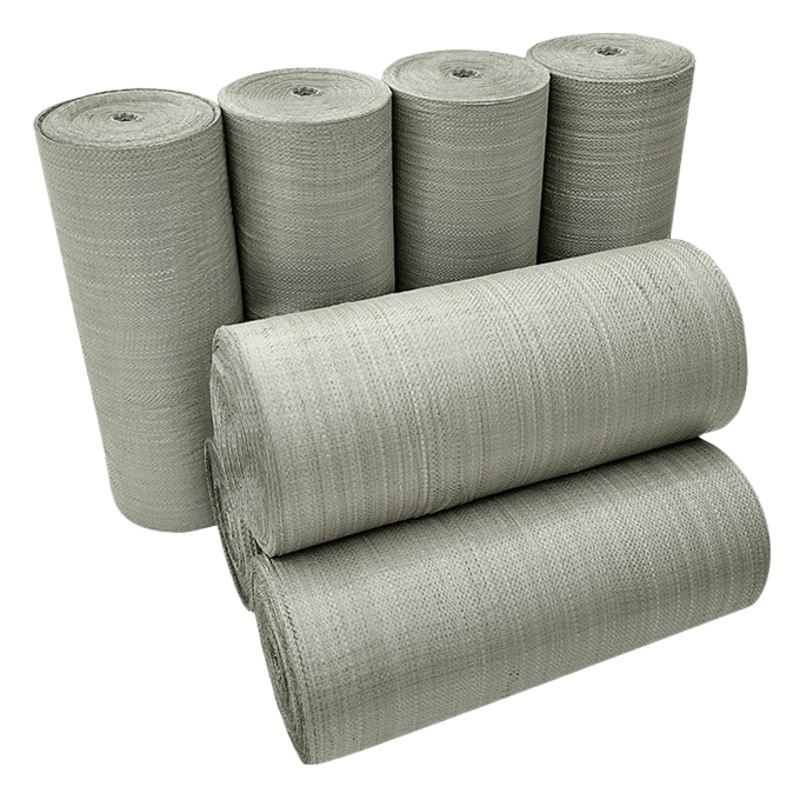 Gray green PP woven bag snakeskin bag express logistics packing bag building decoration garbage bag winding roll packaging