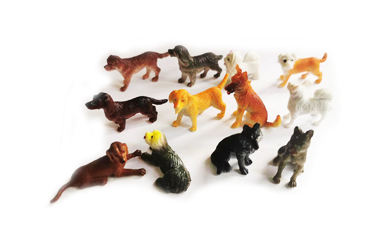 Picture of Simulation Animal Model Cat Dog Ladybug Solid Environmentally Friendly Plastic Stall Toys Children's Day Toys