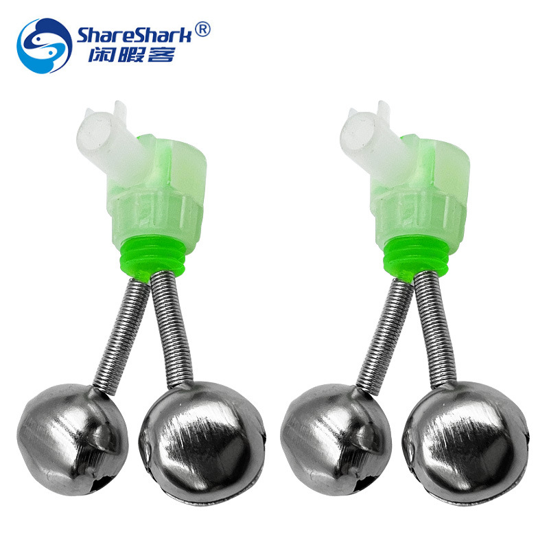 Luminous Bell fish bell alarm Pisces Bell clip Bell sea pole bell alarm sea pole small accessories wholesale