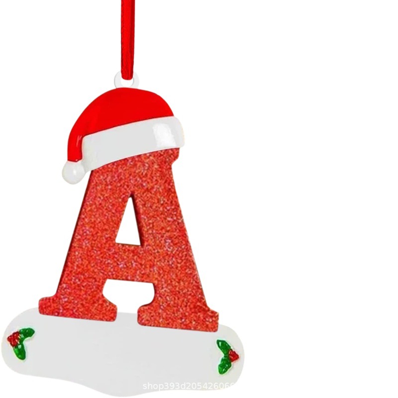 26 Letter Christmas Tree Hanging, 1 Piece Personalized Christmas 26 Letter Decoration Personalized Christmas Letter Decoration