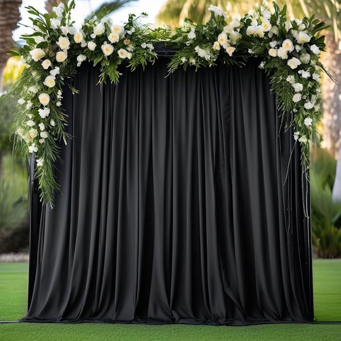 Picture of Cross-border platform for Amazon AliExpress TEMU hot wedding elastic cloth wear rod wedding scene cloth curtain