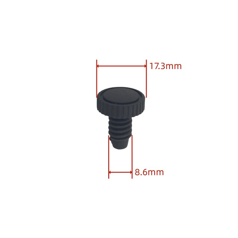 Picture of Mystery small pagoda pool cue tail plug tail plug cue protection cover round teeth containment