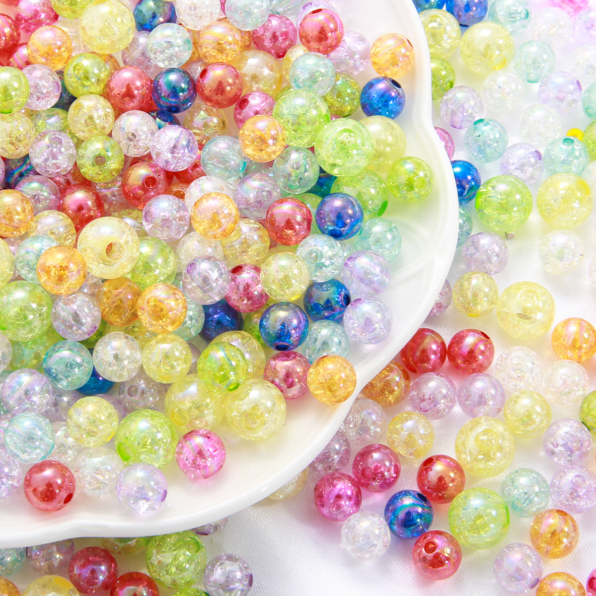 Picture of AliExpress Macaron Color Beads Popcorn Beads Bubble Beads Plated AB Color Beads Handmade DIY Bracelet Necklace Accessories