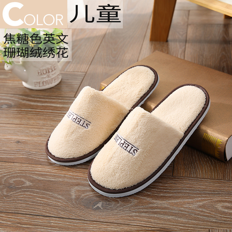 Picture of Hotel Guest House Supplies Disposable Slippers Home Aviation Coral Spot slipper Travel Beauty Salon