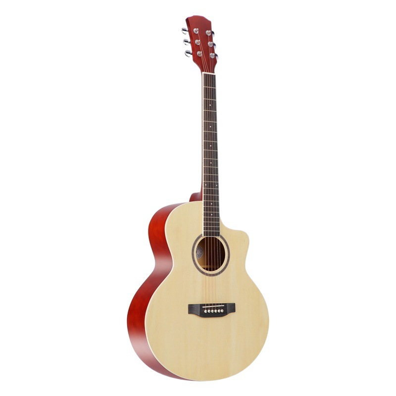 41 inch guitar folk guitar a large number of spot wholesale 41 inch acoustic guitar JF barrel type full basswood edging guitar