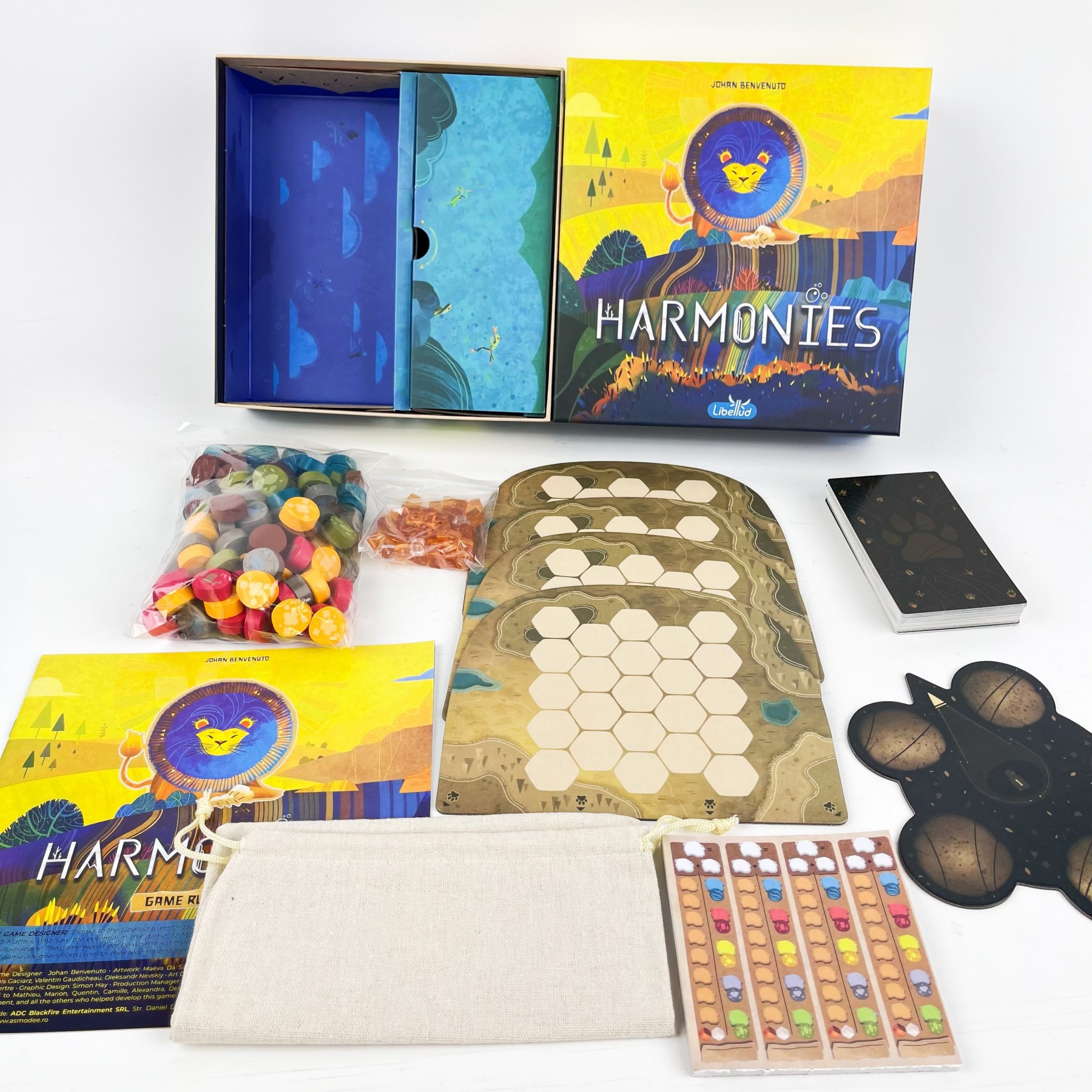 Picture of Bgg High Score Harmonies Get Along Party Puzzle Card Family Board Game Light Strategy Chinese and English Bilingual