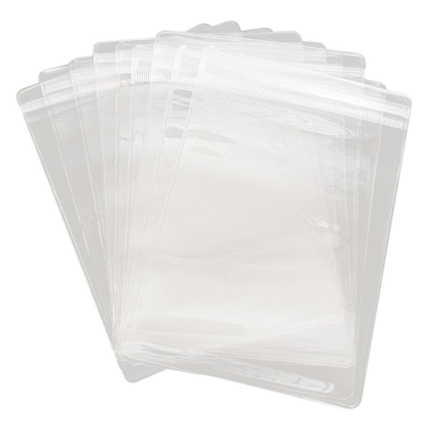 Transparent PVC jewelry ziplock bag girl jewelry storage sealed bag aidou card protection bag wholesale New