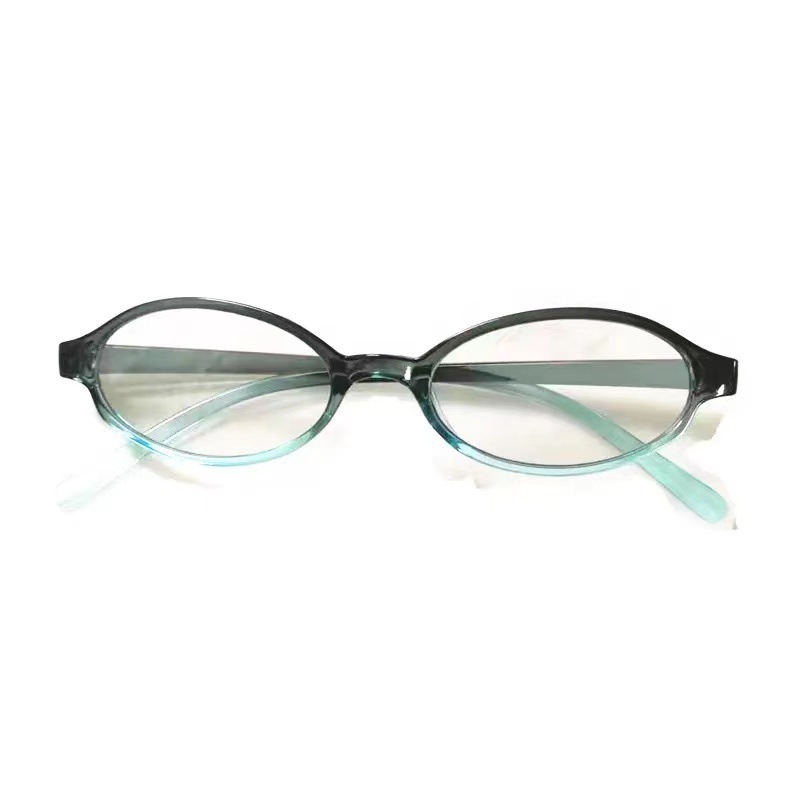 Picture of New retro small frame small face hot girl glasses frame student Female Anti-blue light glasses plain beauty artifact oval shape