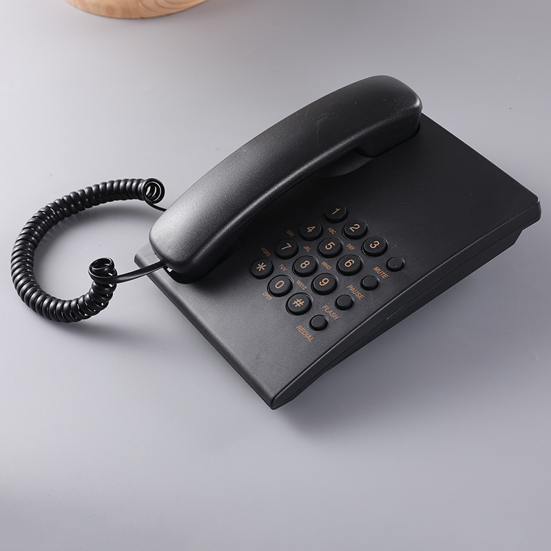 Picture of English Pure Color Telephone Business Office Landline Corded Telephone Kxt-670 Cross-Border Export Manufacturer Wholesale