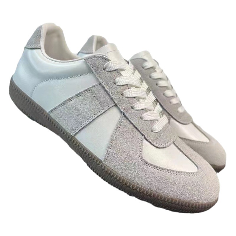 Dexun Shoes Men's Spring Genuine Leather Men's Shoes New Trend Versatile Sports Casual Breathable White Shoes Soft Sole Shoes