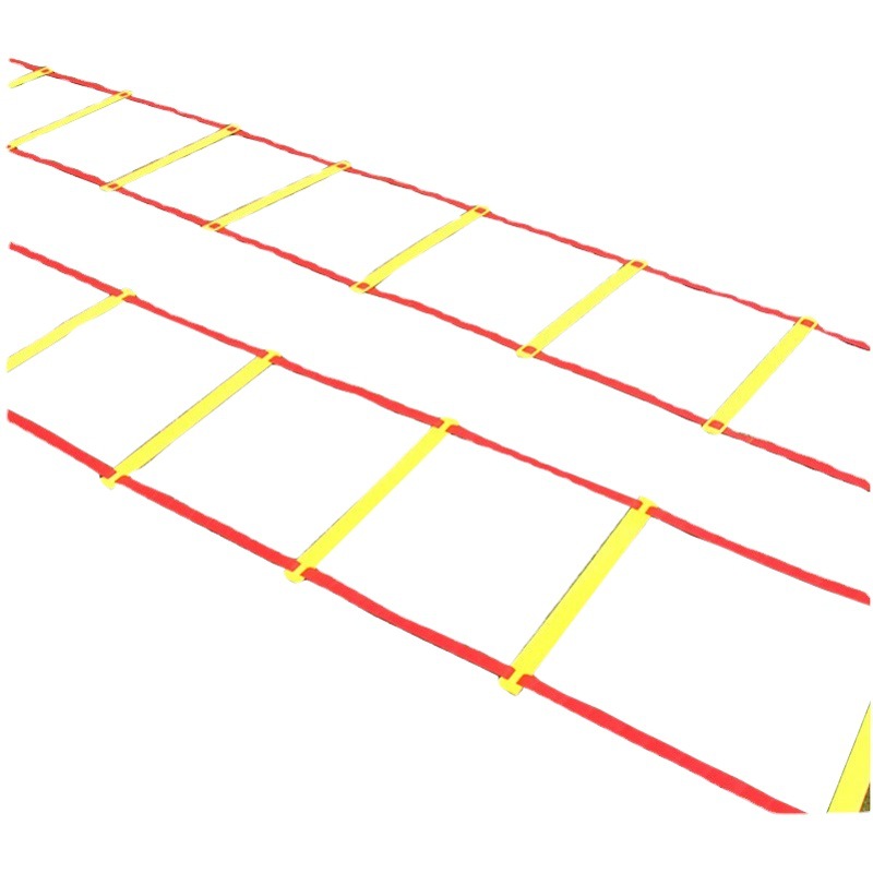 Foot Ball Equipment Rope Ladder Soft Ladder Basketball Plaid Ladder Toddler Pace Fitness Kidsren's Physical Coordination Agility Ladder Non-Slip