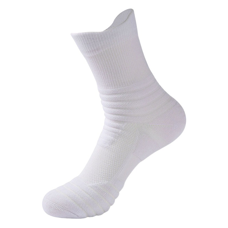 Outdoor socks sports socks basketball socks men's thickened towel bottom Terry socks Elite socks mid-length high-top running