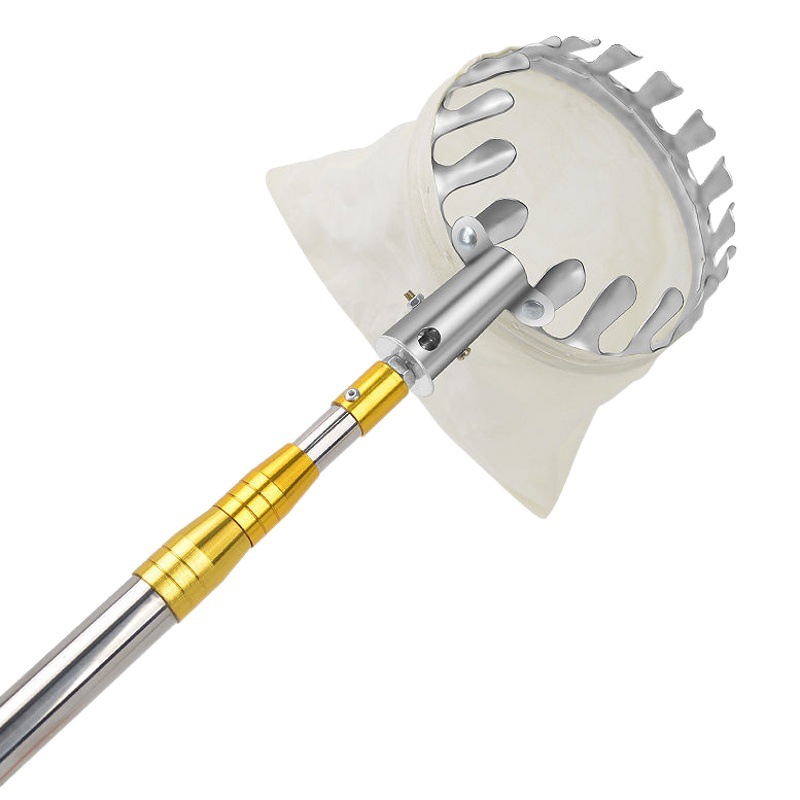 Fruit picking artifact telescopic pole plum Persimmon loquat fruit picker high altitude picking Bayberry hook mango apricot