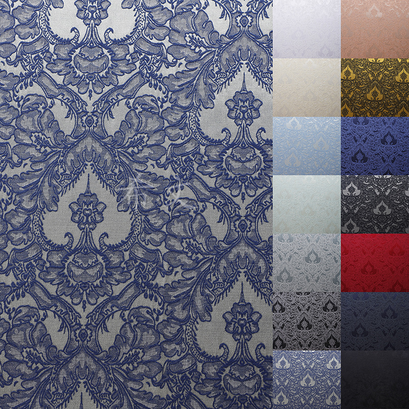 Picture of Three-Dimensional Relief Jacquard Fabric Spring Soft Classical Jacquard Micro-Elastic Cotton Fabric Chinese Suit Han Dynasty Clothing Fabric