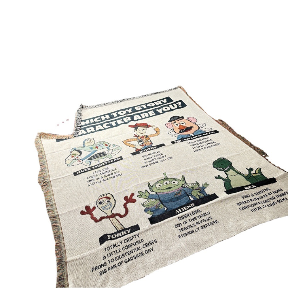 Cartoon Sofa Towel Cotton Blanket Cover Blanket Blanket Leisure Blanket Decorative Blanket