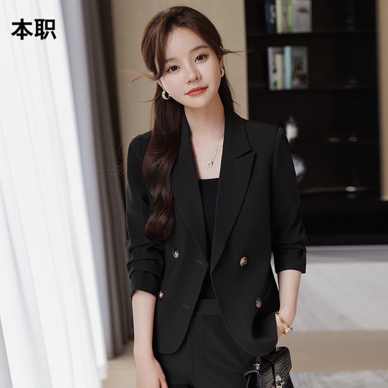 Picture of Small Suit Jacket Women's Spring and Autumn 2025 New High-end Fashion Elegant Goddess Fan Xiaozhong Business Suit suit