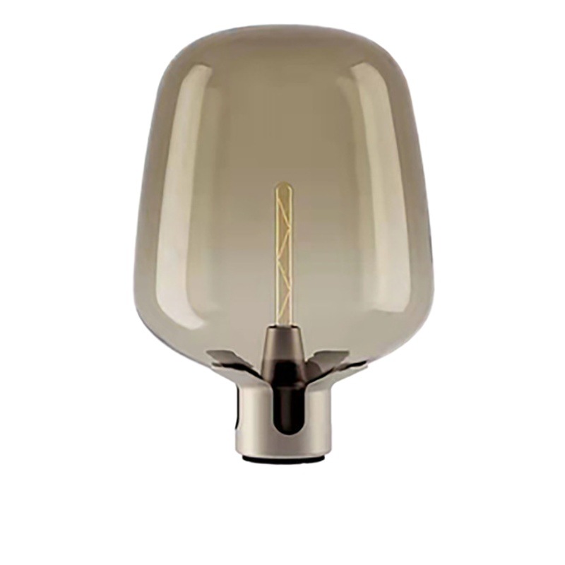 Nordic Glass Table Lamp Post-modern Light Luxury Exhibition Decoration Ornaments Designer Hotel Living Room Bedroom Bedside Table Lamp