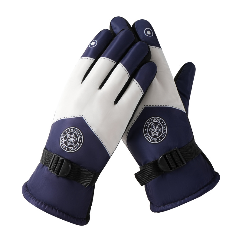 Picture of Cycling Gloves Outdoor Winter Cotton Gloves Warm Cold-proof Gloves Cycling Waterproof fleece-lined Thickened Ski Gloves