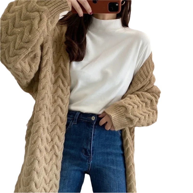 German velvet semi-high collar long sleeve T-shirt bottoming shirt women's autumn and winter new double-sided velvet warm interior solid color top ins fashion