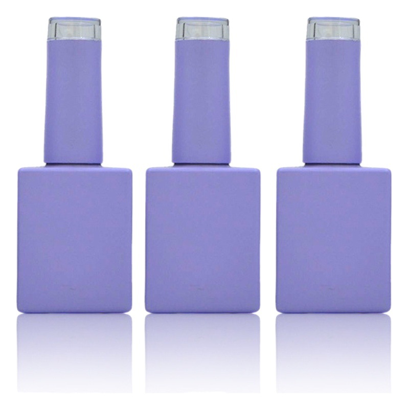 2023 new nail polish bottle high-end nail polish cap with brush 10ml empty glass bottle nail polish bottle packaging material