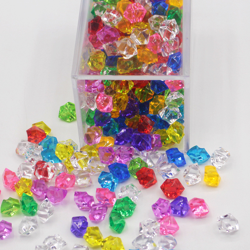 Picture of Supply of Multi-Specification Acrylic Crystal Stones, Plastic Crystal Stones, Plastic Colorfuled Stones, Ice Cube Stones, Colorfuled Stones