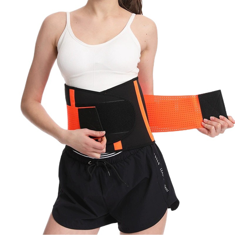 Sports Pressurized Sweat Waist Protection Fitness Body Shaping Squat Waist Belt Waist Shaping Summer Belt Postpartum Belt