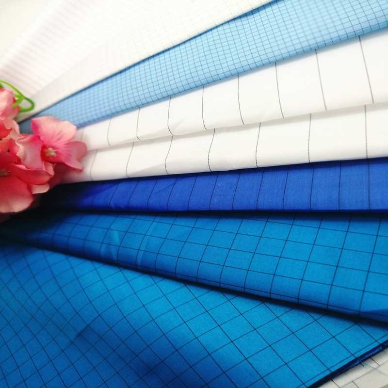 100D Anti-static Fabric 0.5 Mesh 2/1 Twill Anti-static Conductive Cloth Protective Work Clothes Dust-free Clothing Fabric
