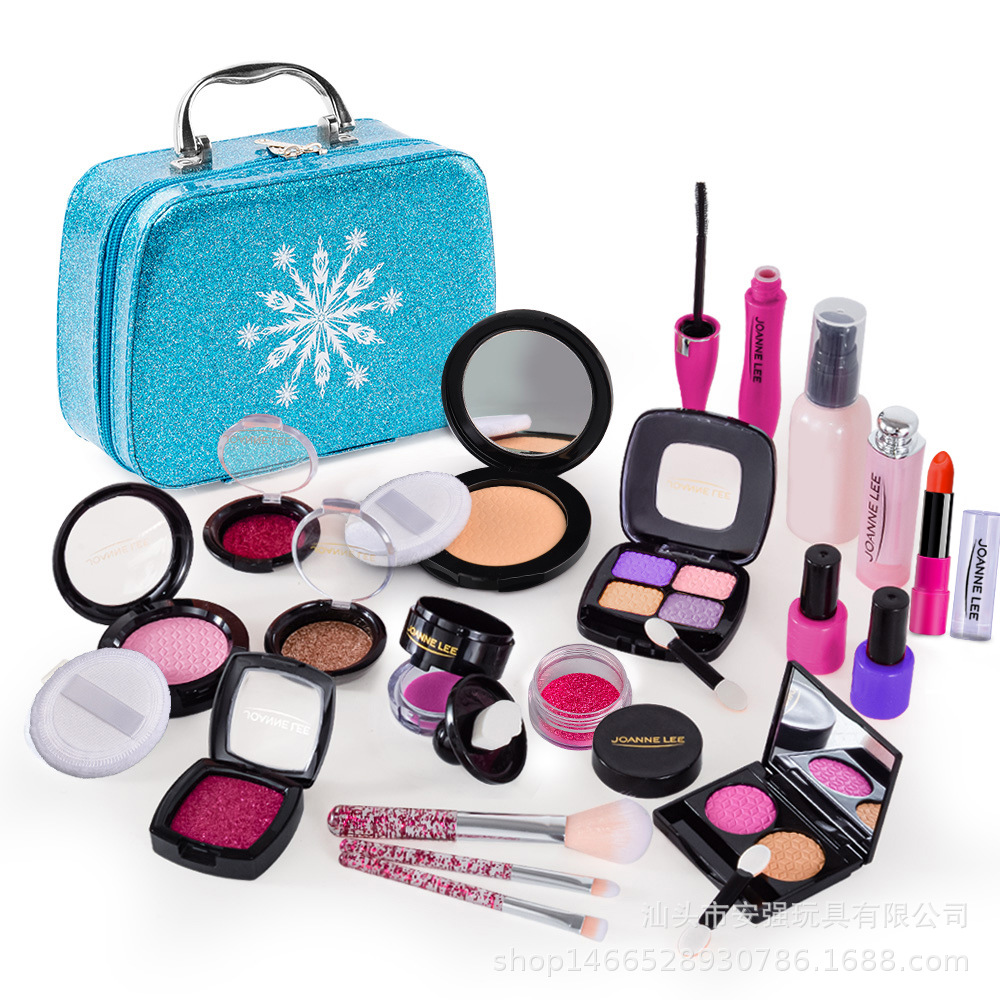 Picture of Cross-border cosmetics for Children girl dressing toys simulation play house princess makeup handbag bag set