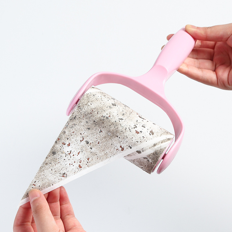 Picture of Household Clothes Lint Remover Hand-Tearable Dust Paper Roller Lint Remover Dust Brush Sticky Lint Roller Pet Hair Lint Remover