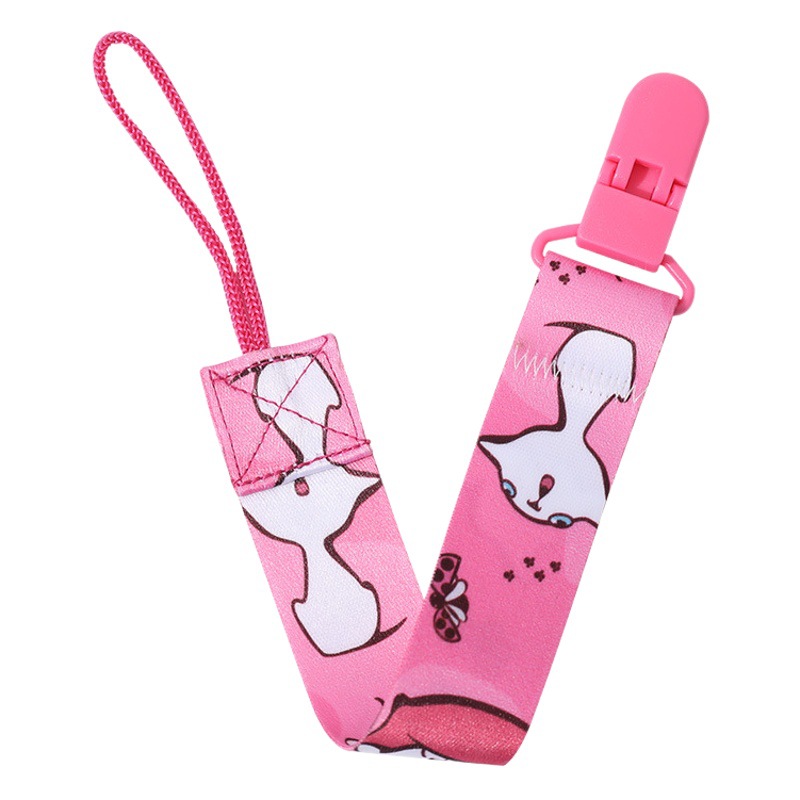 Picture of Factory in stock direct double-sided floral pacifier chain baby toy teether anti-drop chain lanyard baby anti-drop strap