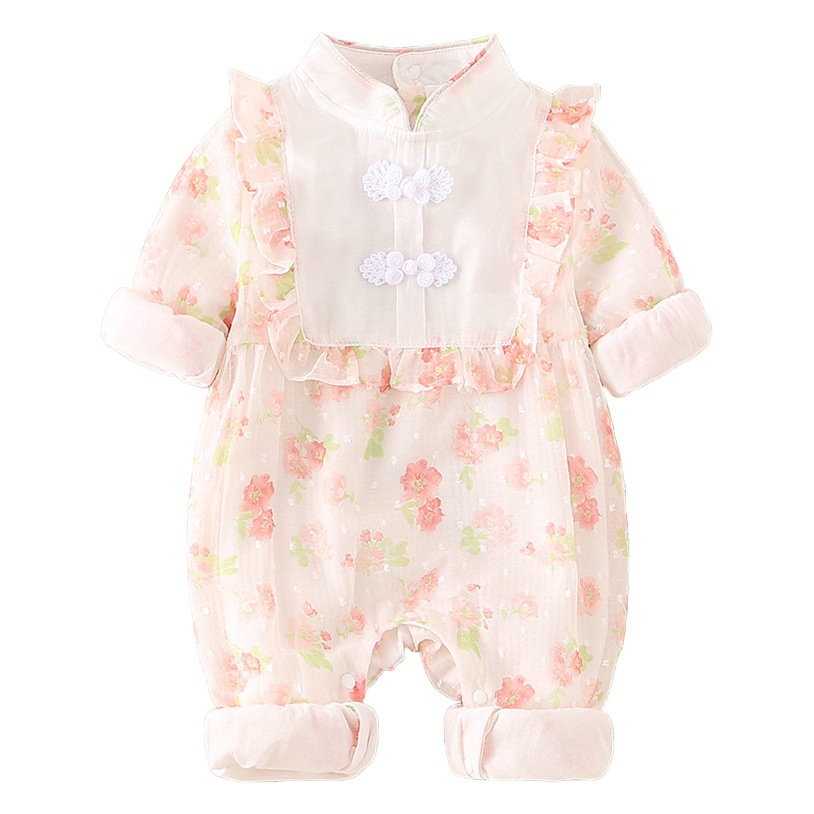New Starting Point Clothing, Infant Spring Clothes, Baby Girl Jumpsuit, Full Moon Hundred Days Dress, Newborn Baby Bag