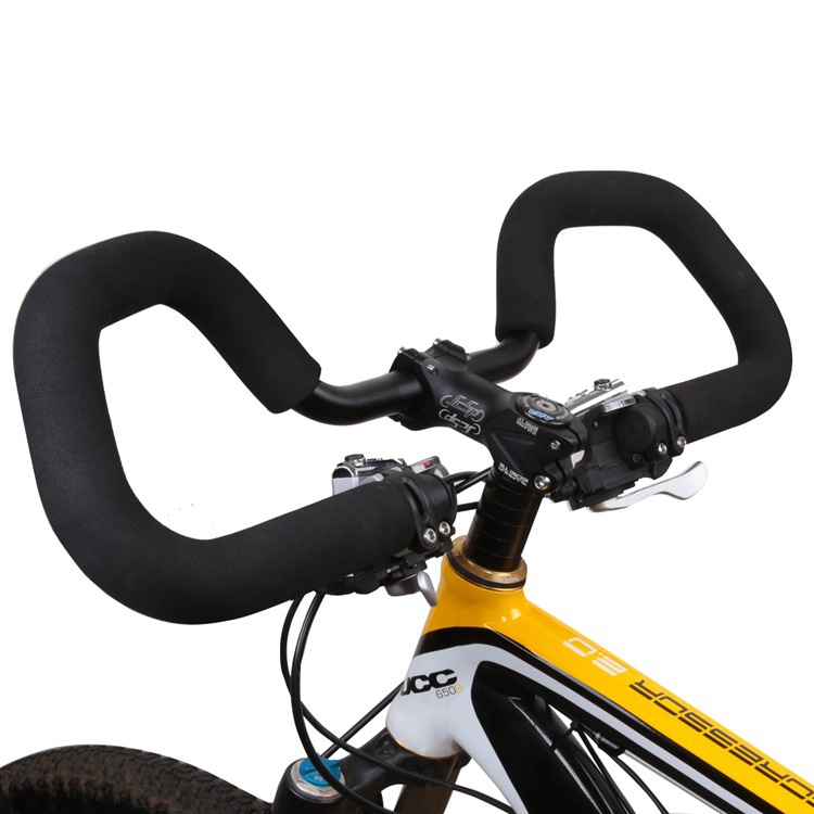 Mountain Bike Butterfly Handle Set Road Wagon Curved Handle Front Handle Set Lengthened Sponge Handle Set