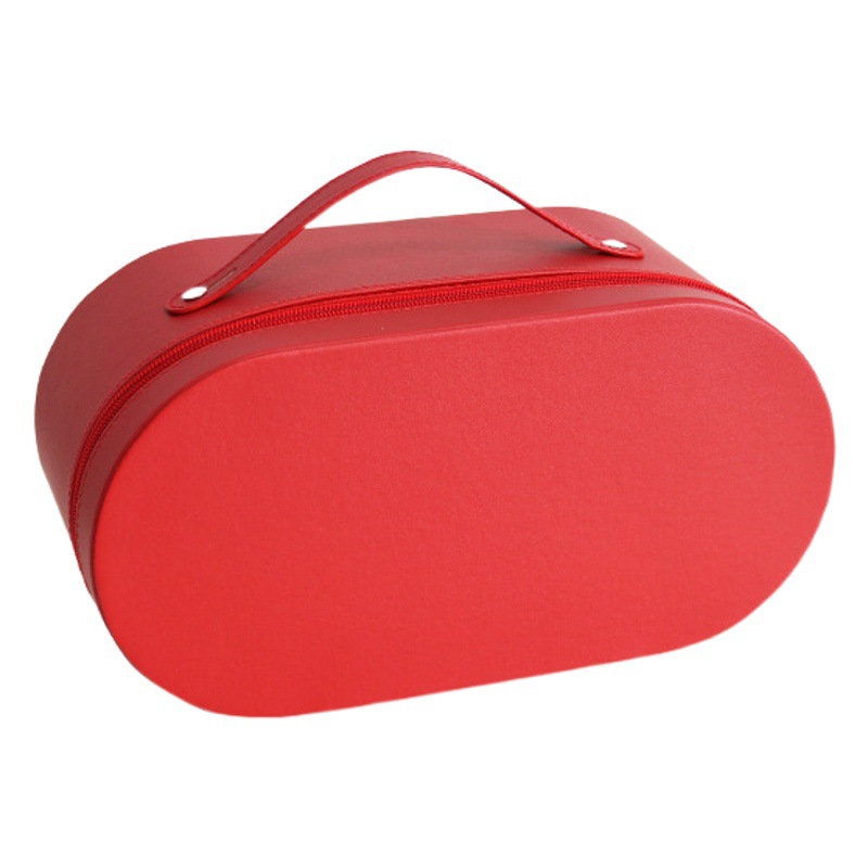 Wedding companion gift female bridesmaid girlfriends practical leather zipper gift packaging empty box company business gift